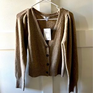 Tan cardigan size M from Nordstrom Rack NWT